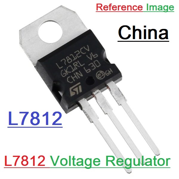 2Pcs- Chinese LM7812 L7812CV L7812 7812 12V 1.5A Voltage Regulator IC 3 Pin TO-220 Package Fixed Positive Voltage Regulator IC. 