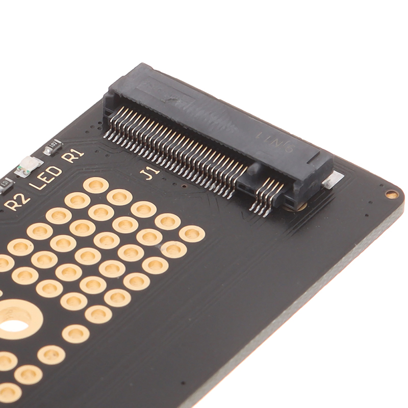 NVMe PCIe M.2 NGFF SSD to PCIe X1 4.0 adapter card with bracket. 