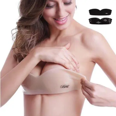Strapless Silicone Push-Up Backless Self-Adhesive Gel Invisible Bra
