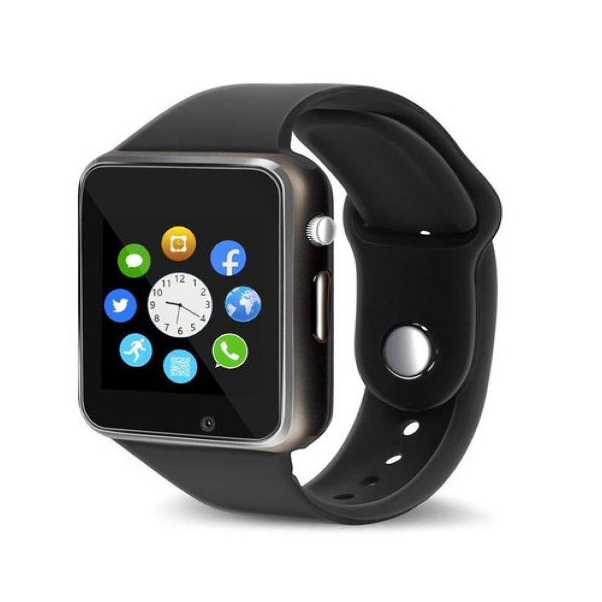High-Performance - A1 Bluetooth phone smart watch - Black - Highly Durable - Upscaled Reliablity - Sleek Usage. 