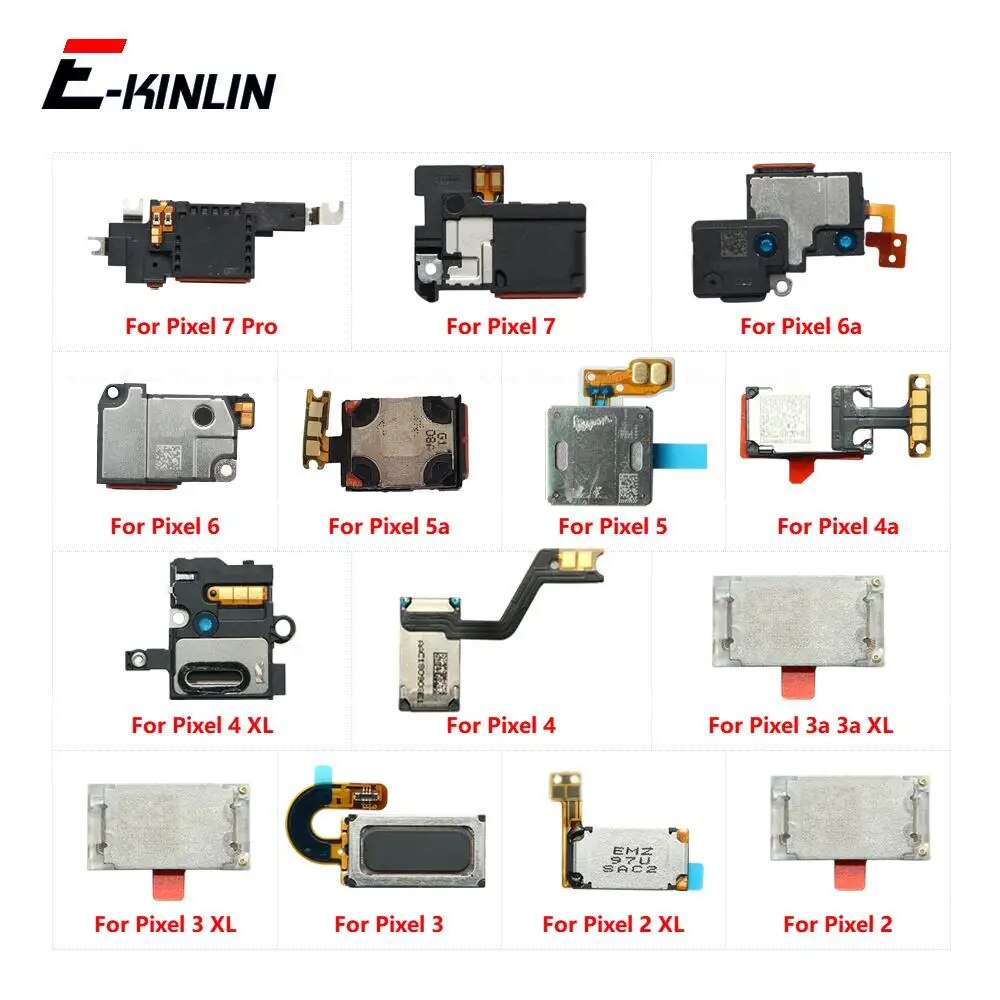 New Earpiece Earphone Top Speaker Sound Receiver Flex Cable For Google Pixel 6 7 Pro 2 3 3a 4 4a XL 5 5a 6a 5G. 