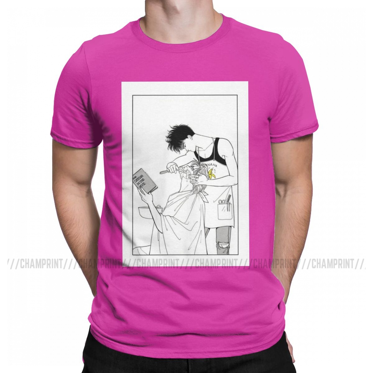 Banana Fish Eiji Okumura ash Lynx Men T shirt manga humor tee