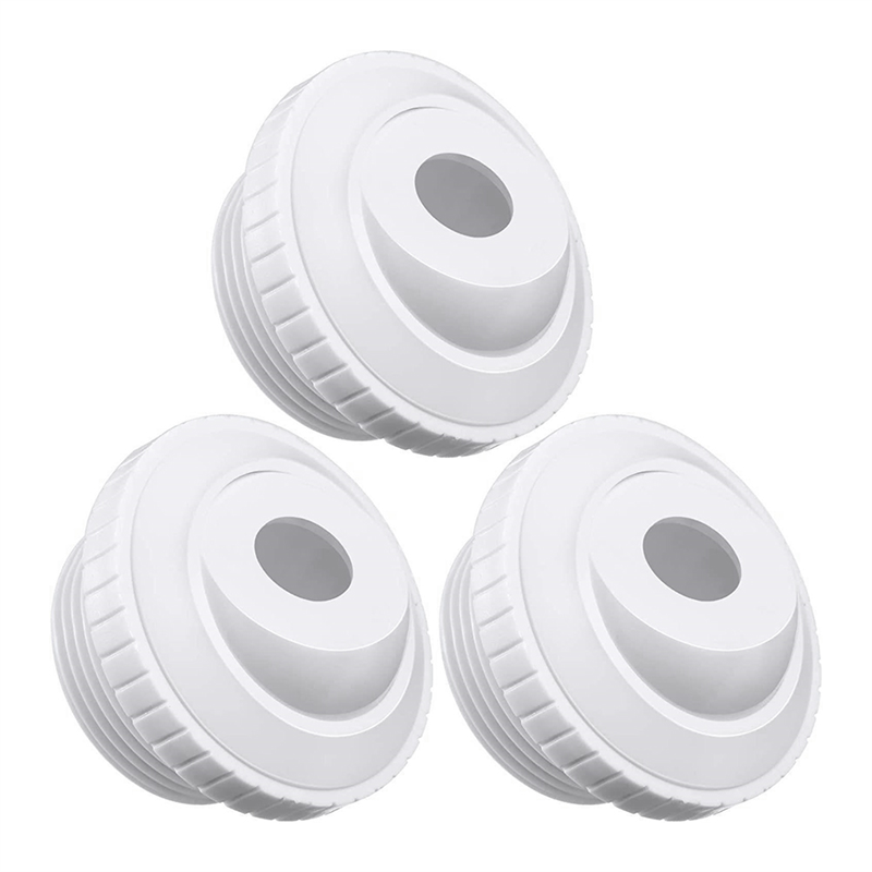 3Pcs PVC Nozzle for Swimming Pool Opening Eyeball Nozzle Flow Inlet Fitting for Hayward SP1419D