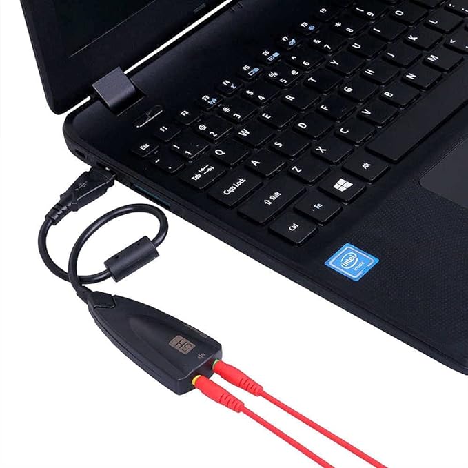 Steel Sound High Quality 5Hv2 USB2.0 Virtual 7.1 Channel 3D External Sound Card Adapter Driver Lindaa. 