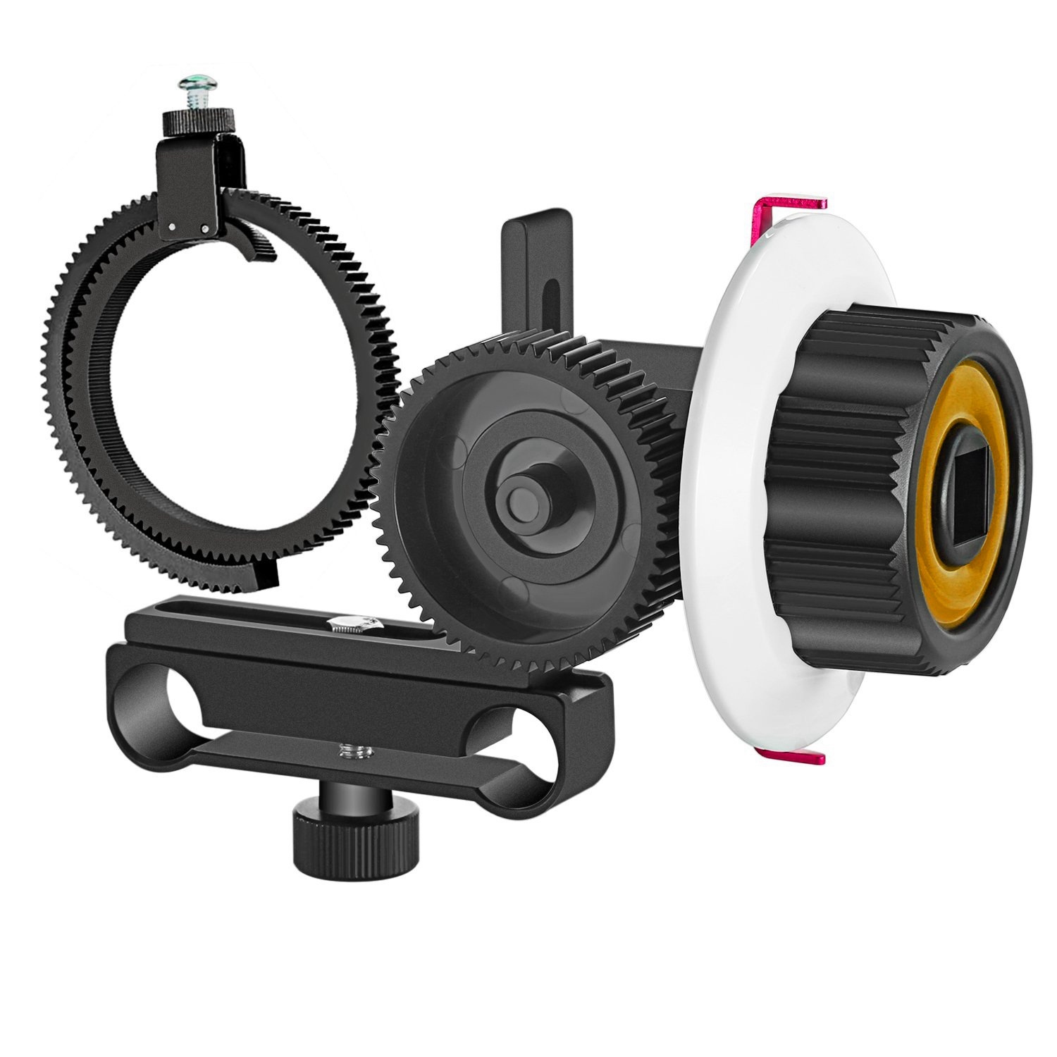 VD-F0 Camera Follow Focus 15MM with Gear Ring Belt for & DSLR