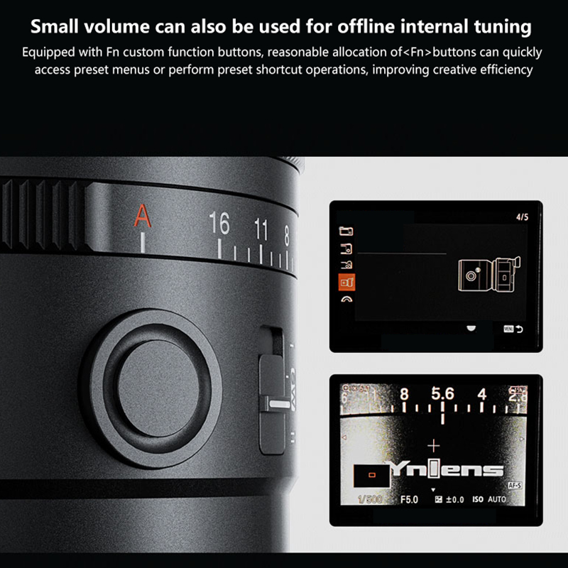 In Stock YongNuo 11mm F1.8 APS-C Camera lens Ultra Wide Angle Auto-Focus lens For Sony E ZEV-10 A6500 Series Mount Cameras. 