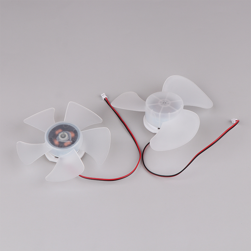 5Inch Brushless Fan Motor DC5-9V Fan Motor Desktop Fan Core With 3/5 Fan Blades High Air Volume Tetuo. 