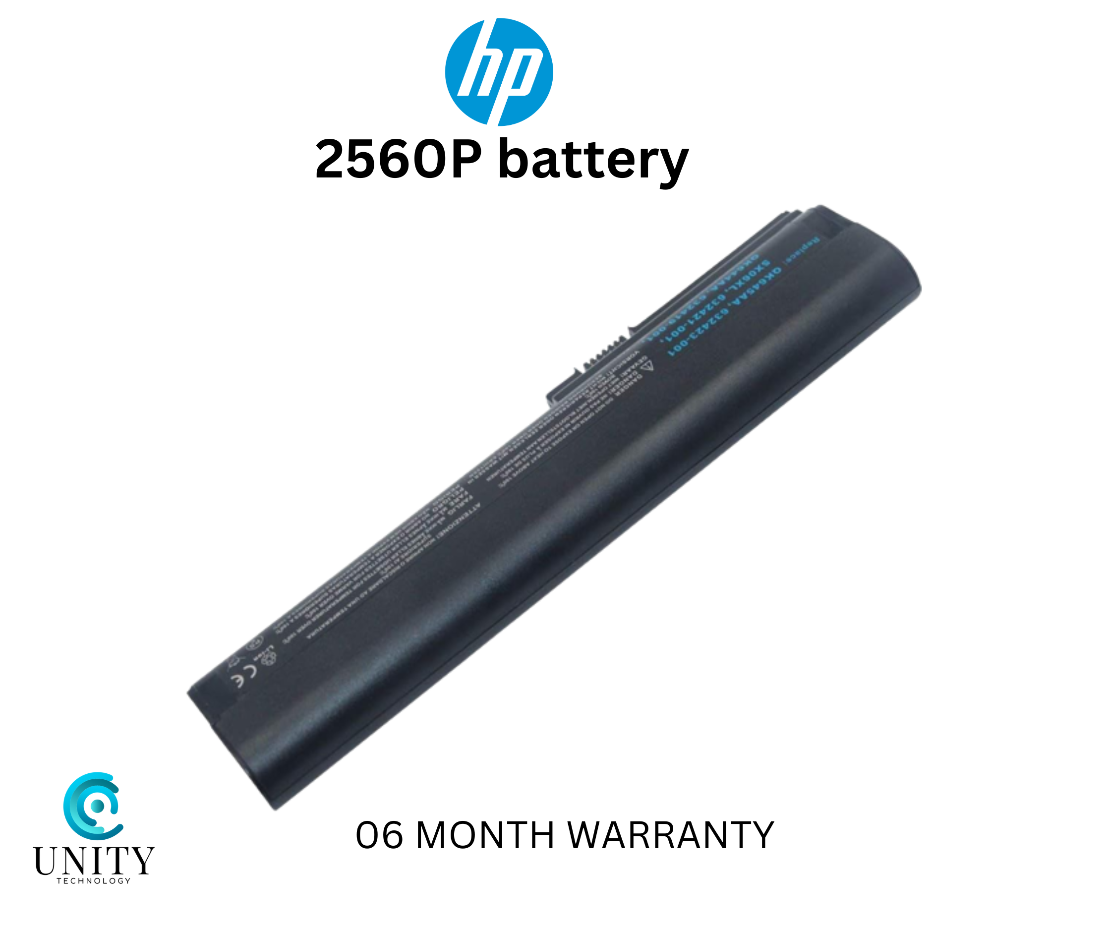 LAP POWER Elitebook 2560p 2570p Series, PN: SX03 SX06 SX09 HSTNN-UB2L QK644AA LAPTOP BATTERY