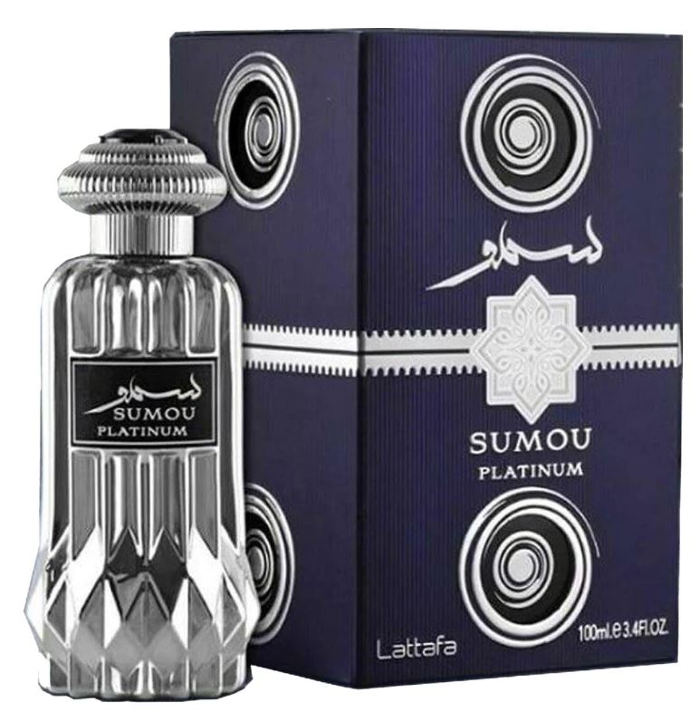 Lattafa Sumou Platinum Eau De Parfum for men 100ml. 