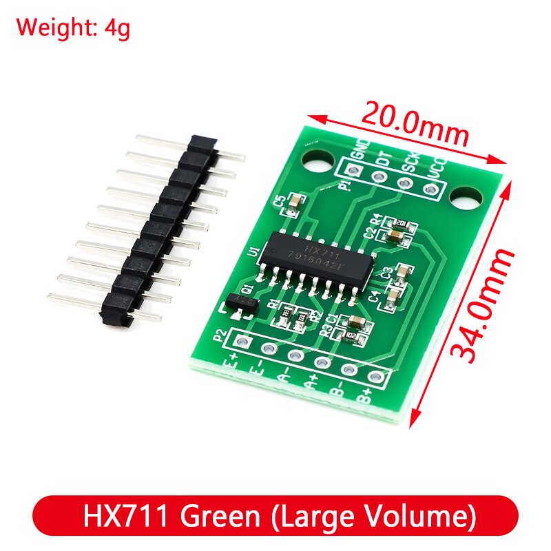 Load Cell 1KG 5KG 10KG 20KG HX711 AD Module Weight Sensor Electronic ...