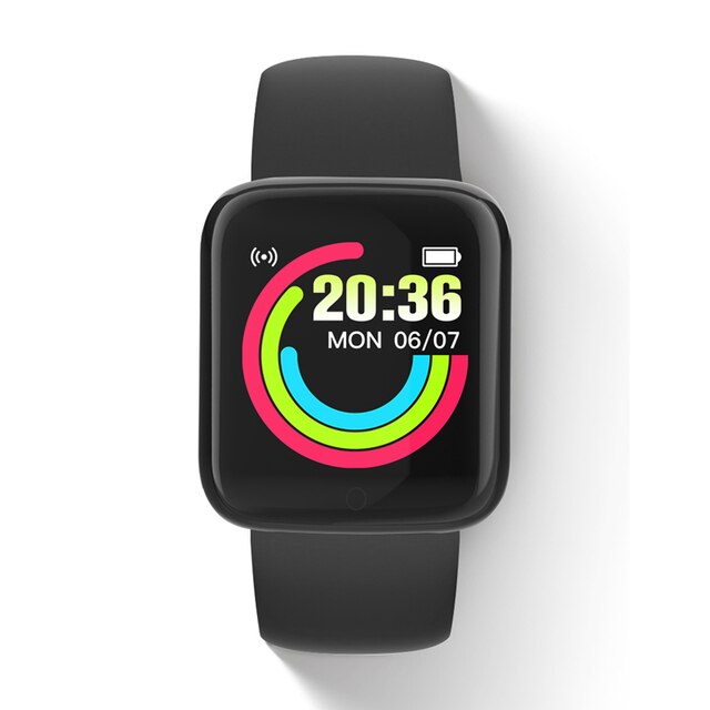 Smartwatch Macaron Colors Fitness Tracker Blood Pressure Heart Rate Monitor Sleep Fitness Smart Watch