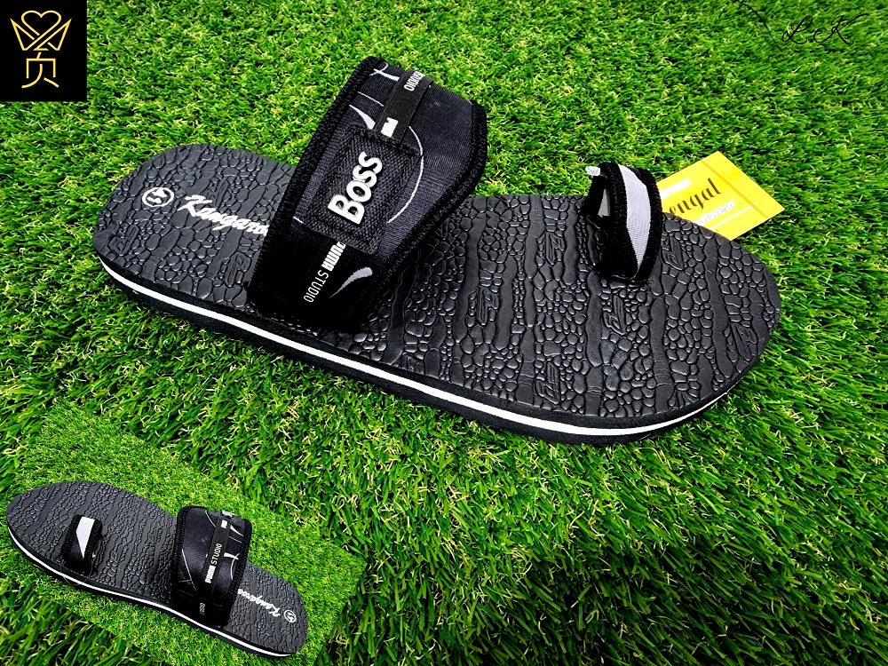 Stylist sandal - New denim Long Lasting stylist sandal - Slides Slipper for Men - As Same As Picture - New Model ( Eid Collection ). 