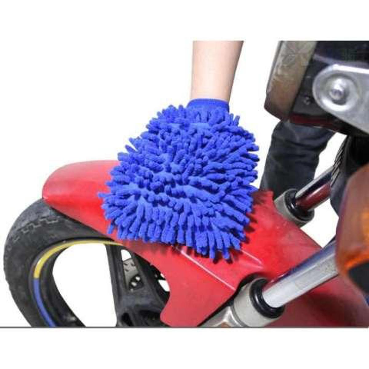 Cleaning Gloves Microfibre Wash and Dust Mitt - 1 Pcs