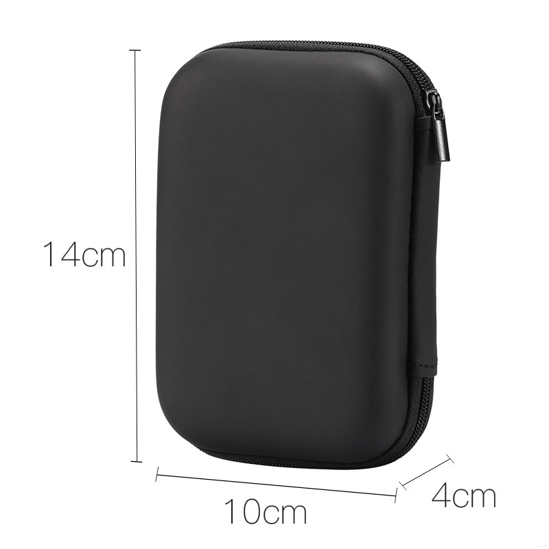 1pc Earphone Data Storage Bag Rectangle Cable Organizer Bags Pouch Tech Gadgets Portable Charger U Disk Mini Zipper Carry Case. 