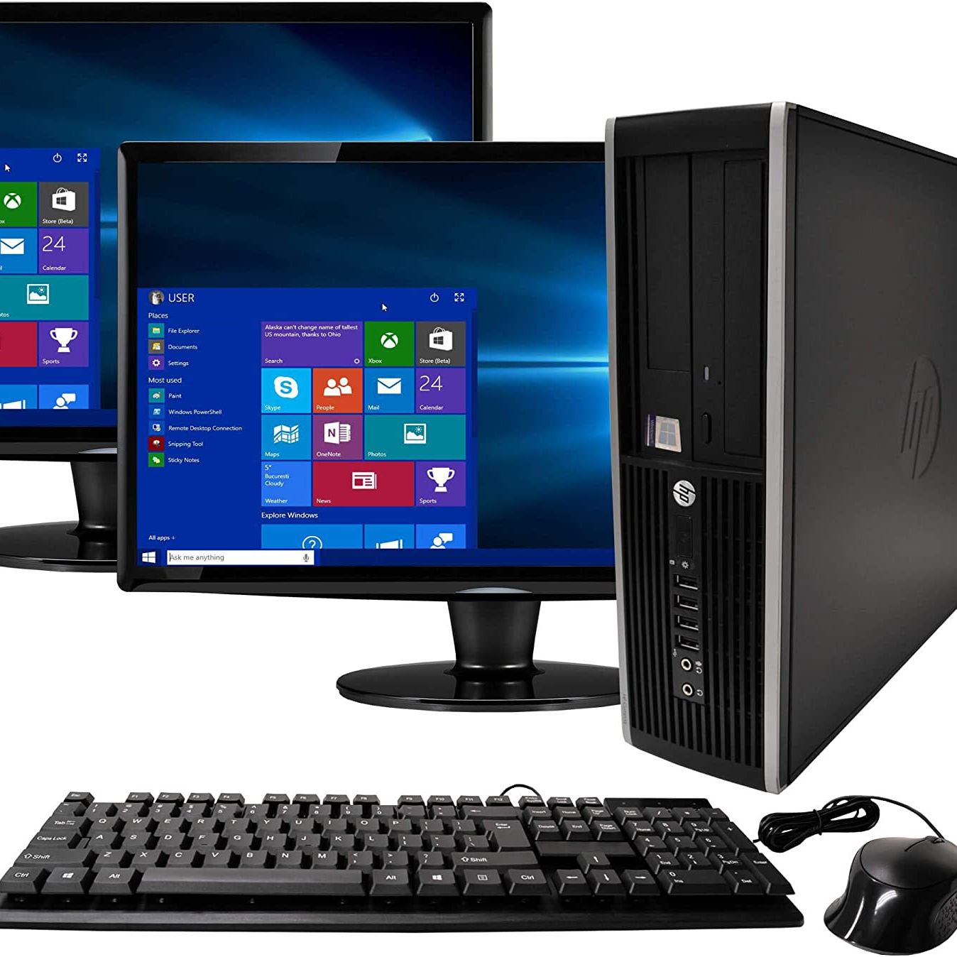 Intel Core i7 RAM 8GB SSD 240GB Graphics 2GB Built in Gaming PC 64 Bit And  'Monitor 19 inch' New Full Desktop Computer. 