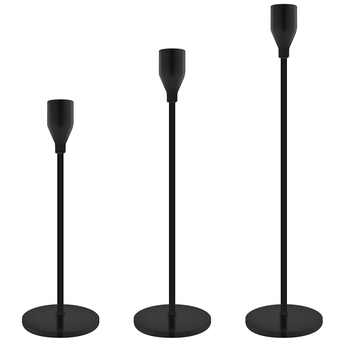 Black Candle Holders Black Candle Holders Tapered Candle Holders