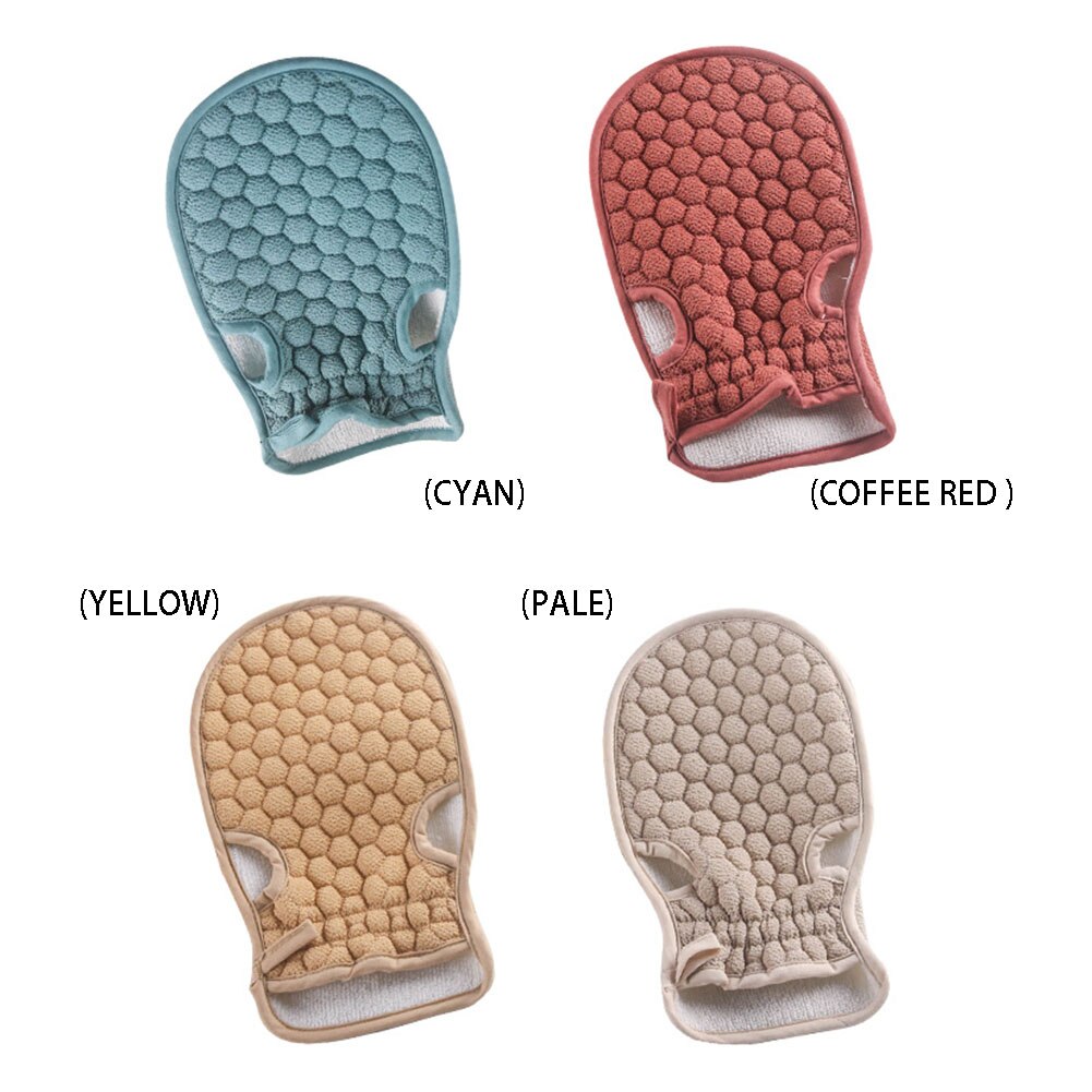 【VisioN Shop】Bath Honeycomb Soft Brush Double-sided Scrub Body Free Cuozao Towel Scrubber Exfoliating Back Tool. 