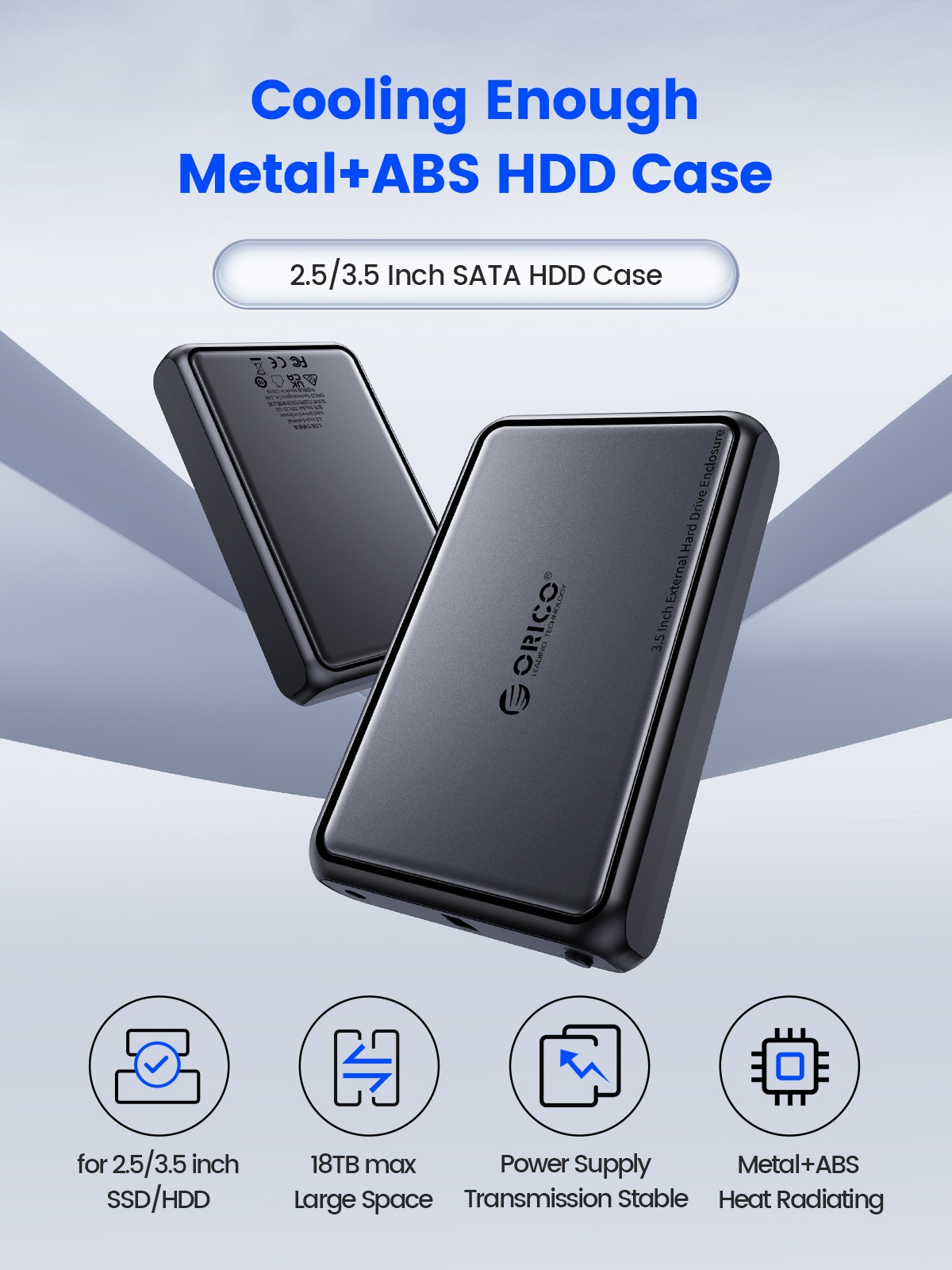 Orico DDL35-C3 3.5-Inch HDD Enclosure. 