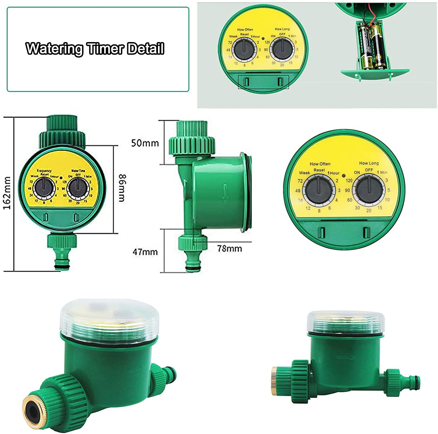 Automatic Electronic Garden Watering Timer Home Garden Ball Valve Irrigation Controller Water Timer For Garden Irrigation System. 