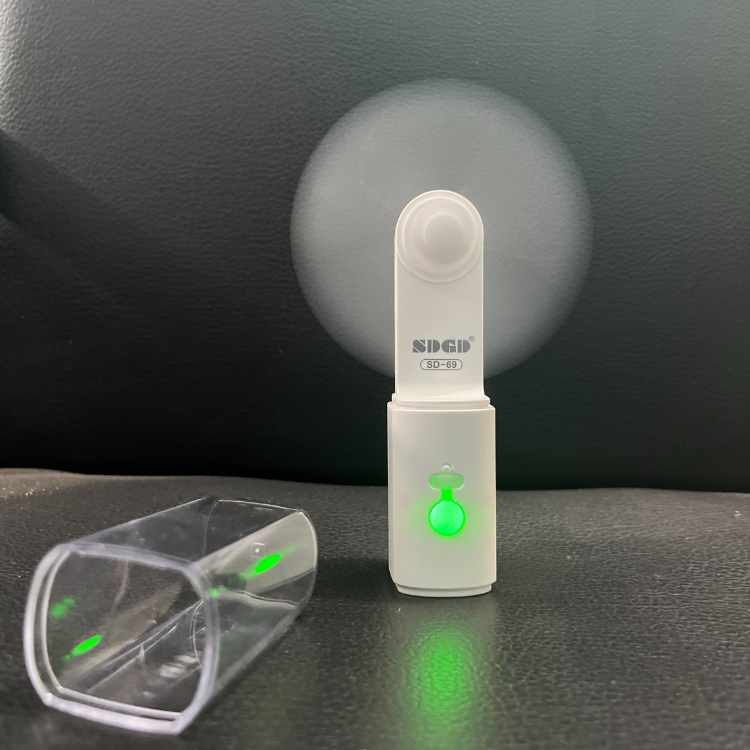 Pocket Fan With Troch Light Rechargeable Powerful Fan Foldable wing