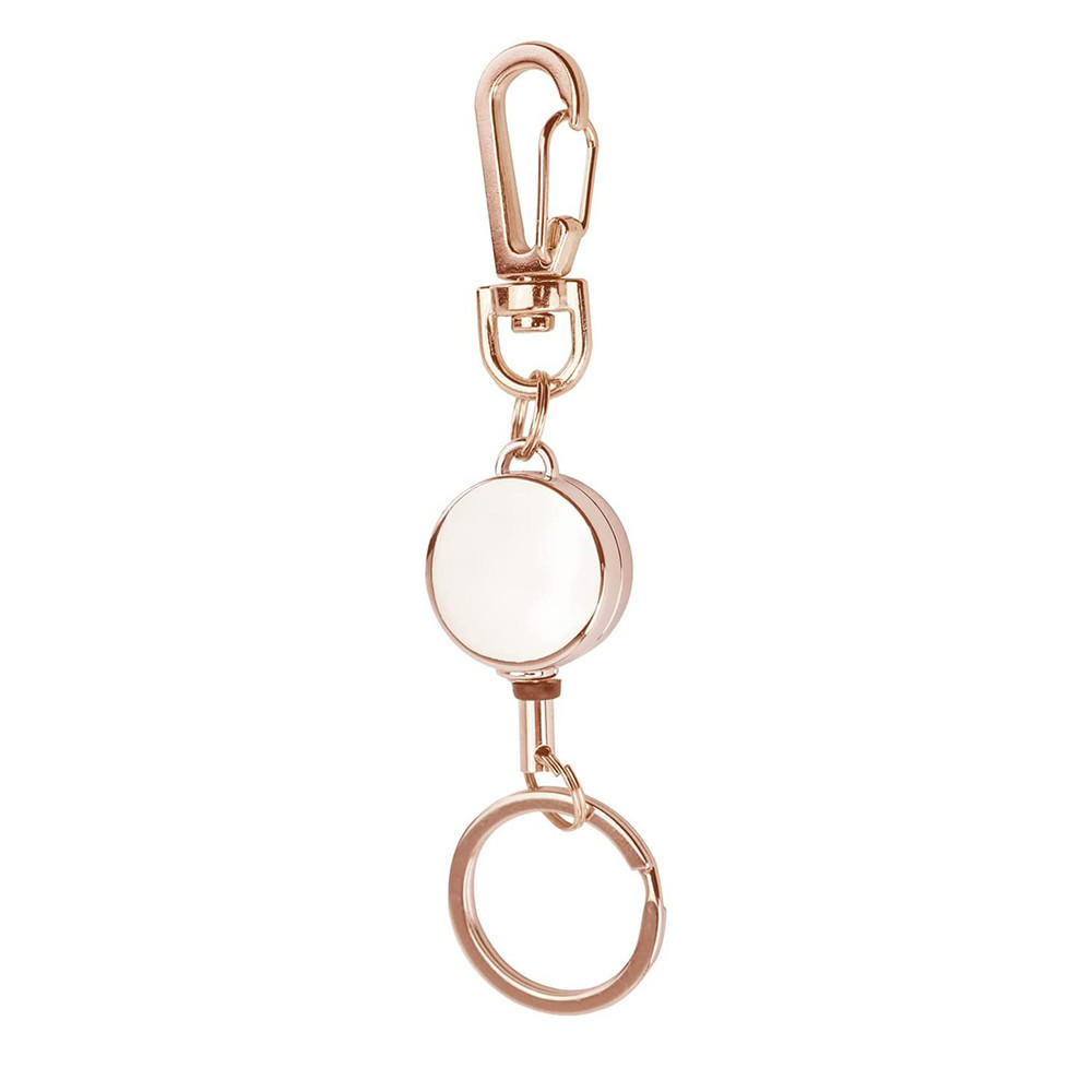 Metal Retractable badge holder Convenient 4 color Clip Nurse badge reel ID card holder for Hospital School Students Office