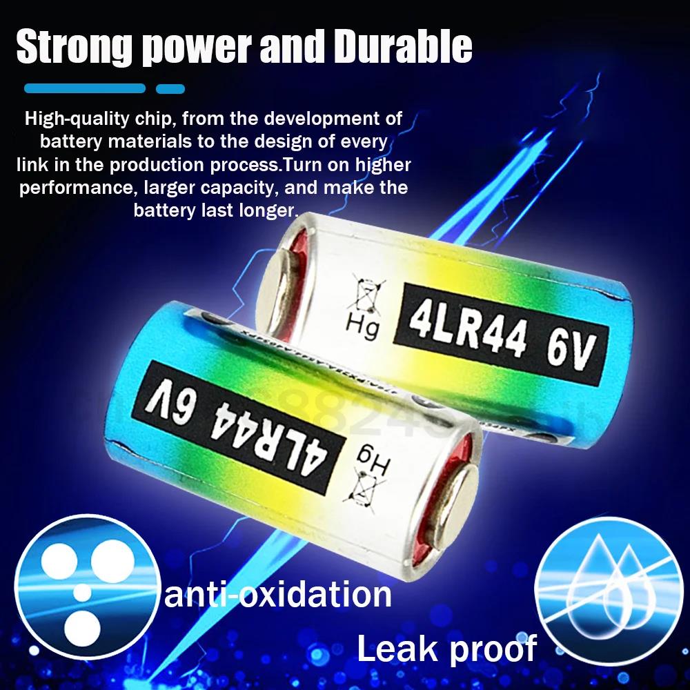 15pcs 4LR44 6V Alkaline Battery 476A PX28A L1325 4AG13 A544V 4034PX 4A76 For Bark Stopper Camera Watch Toy Dry Primary Batteries. 