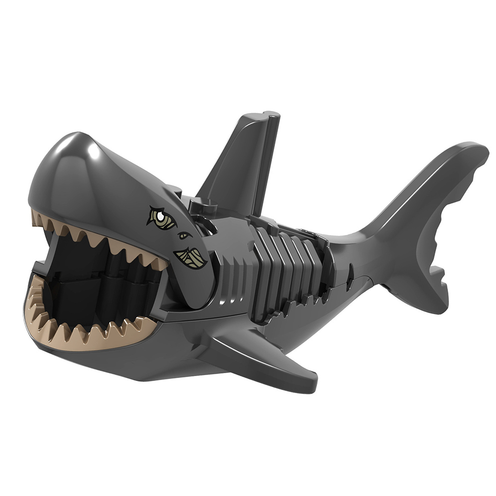 3D Ghost Shark Animal Puzzles DIY Building Blocks Model Early Learning Kids Toy. 