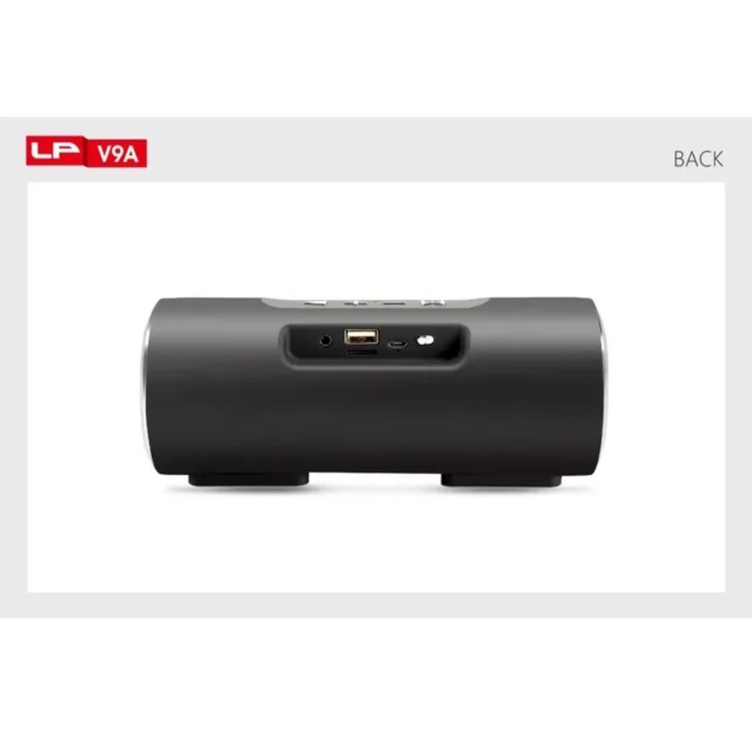 Wireless Bluetooth Speaker LP V9 Portable Speaker FM Radio USB,TF Card Reader Mobile Phone Bracket Design. 