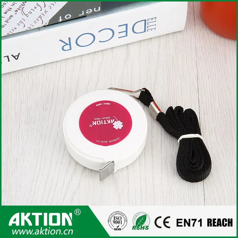 Aktion Measure Retractable Flexible Ruler Small Measuring Tape for Body Measurement and Big Sewing for Tailors 60 Inch 150 cm (Big size) - 01pcs only. 