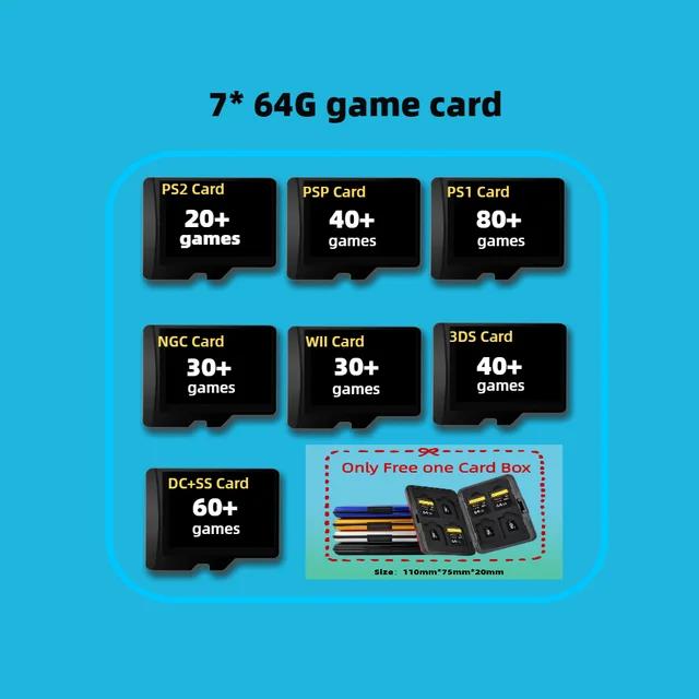TF Game Card For Ayn Odin 2 Pro Memory PS2 PSP PS1 NGC 3DS Classic Retro Games portable Handheld android 1T 512G Anbernic RG405V. 