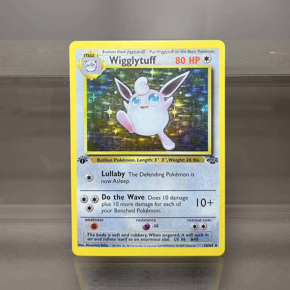 1996 Pokémon 1st Edition Base Set Single Flash Cards Shining Charizard Lugia Wigglytuff Game Collection Cards PTCG Proxy Cards BunnyGarden. 