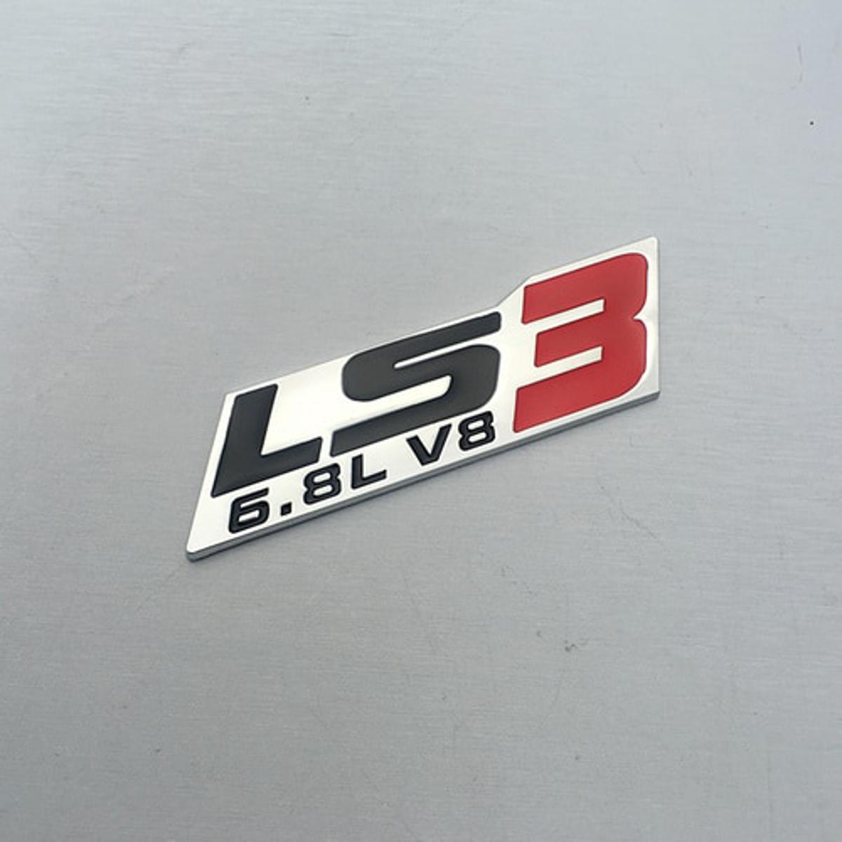 【DM bag factory Store】1 PCS 3D LT1 LS1 LS3 LS6 LT9 5.7L 6.8L 7.4L V8 badge Side emblem rear Displacement car stickers Styling