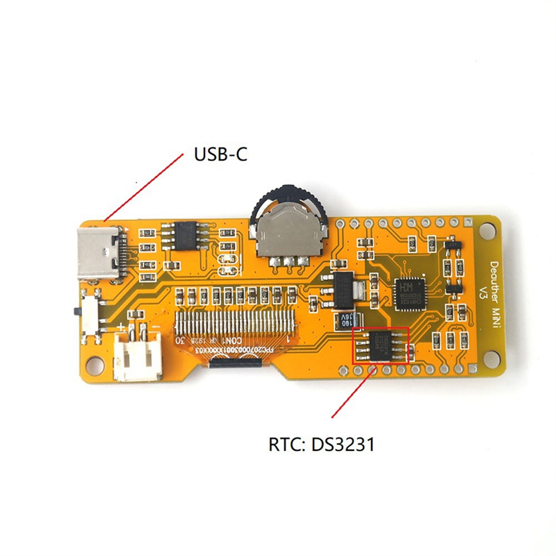Development Board Kit Development Board WiFi Deauther Mini V3 ESP8266 with 1.3inch OLED Development Board. 
