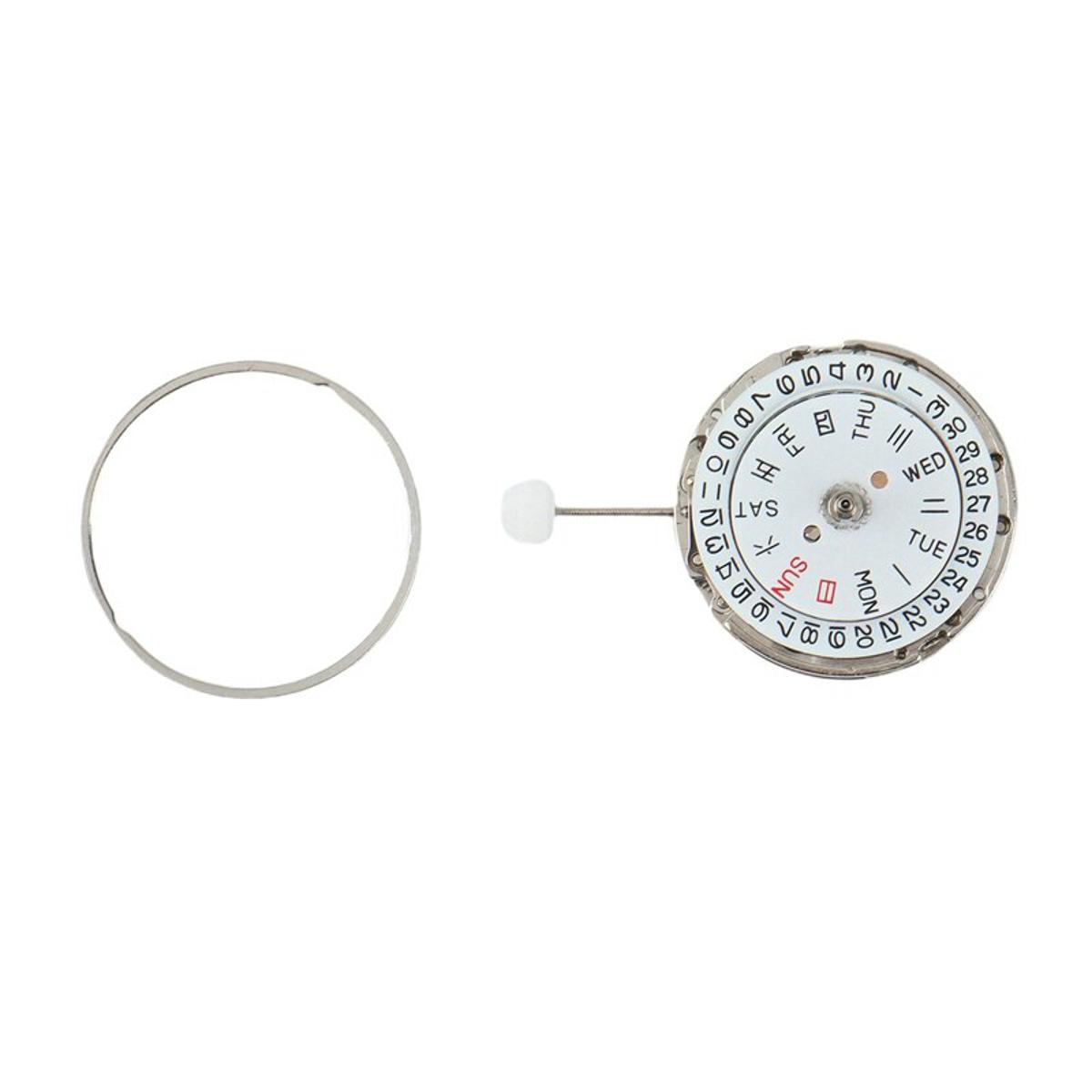 Prettyia Miyota 8205 Automatic Watch Movement 3 Hands Date/Day Dual Calendar