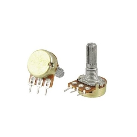 3Pcs- 3 Pin 20K Potentiometer Panel Mount 20K Ohm 1/2 Watt 3 Terminal Single Gang Linear Taper Rotary Potentiometer 20K Ohm Adjustable Variable Resistor Potentiometer Pot Electrical Circuitry & Parts. 
