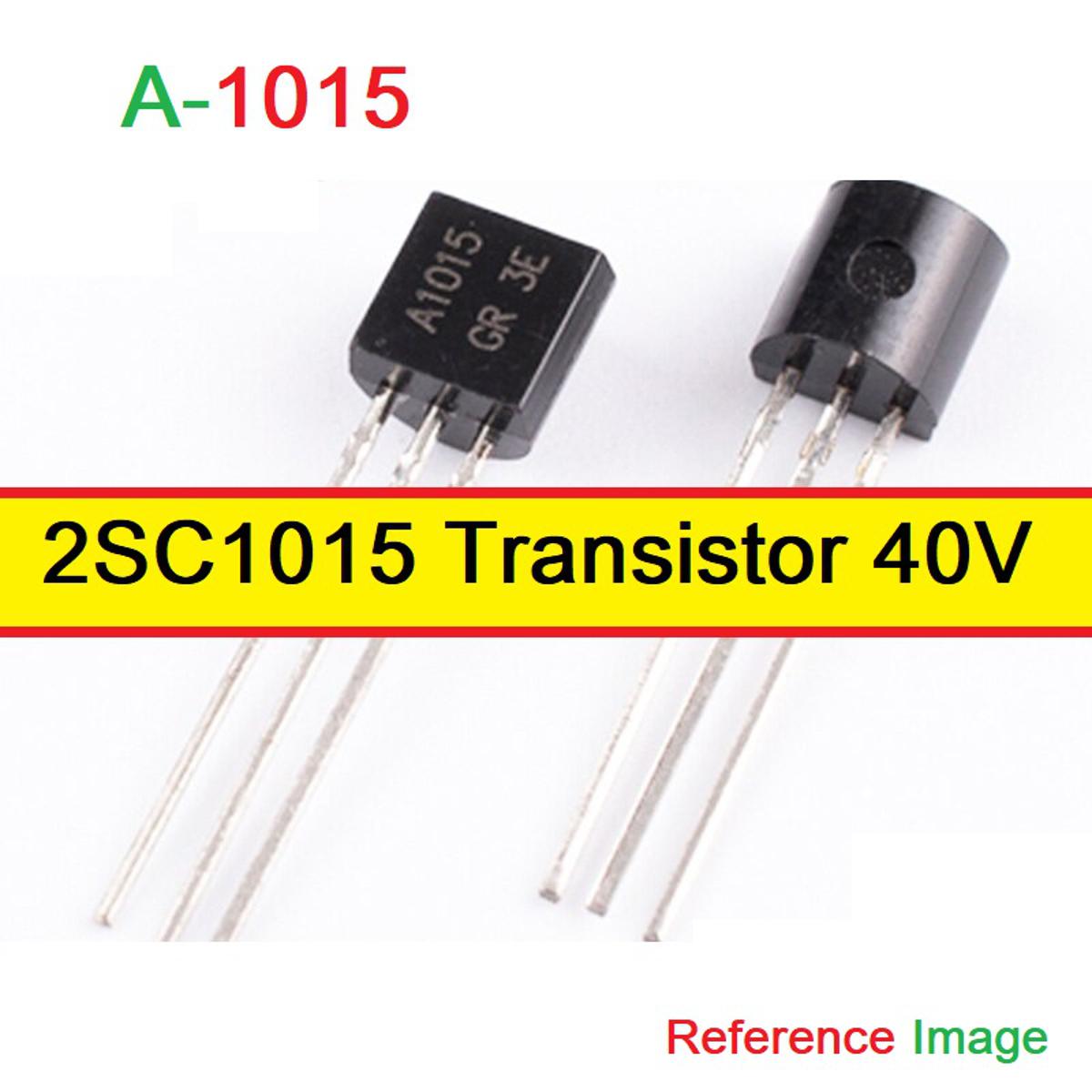 20Pcs- C1015 2SC1015 2SC-1015 2SC 1015 PNP Transistor 50V 0.15A TO-92 Package PNP Transistor Triode IC Chip Silicon 3 Pin Leads Transistor