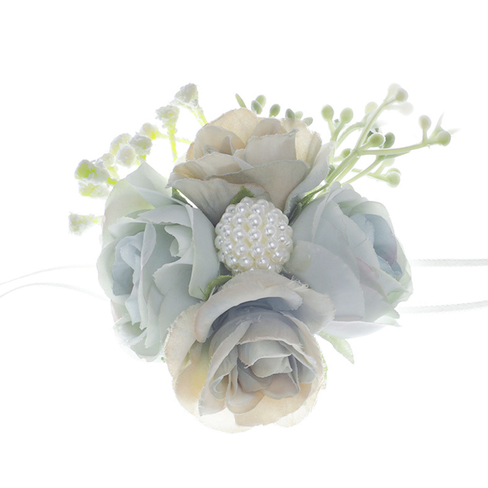 Artificial Flower Wristband Lightweight Vivid Fadeless Wrist Flower