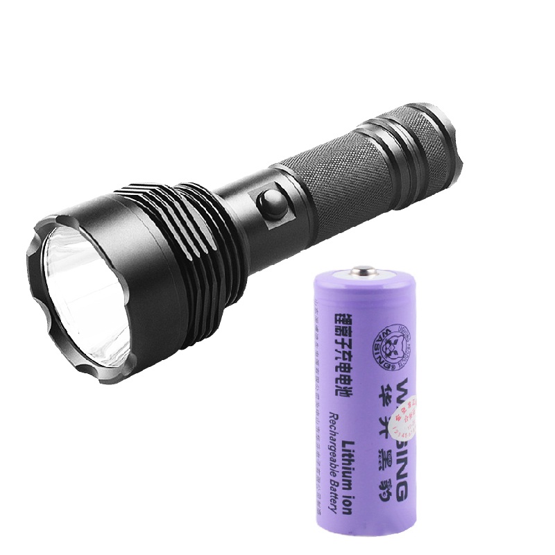 WASING High Drain ICR 26650 3.7V 5000mAh Lithium-ion Rechargeable Battery - Perfect for Torches and Flashlights - 1 Piece. 