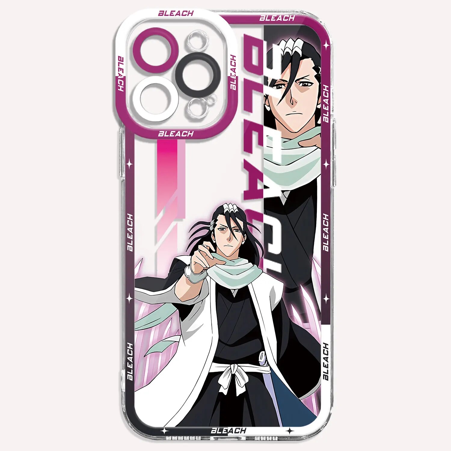 Bleach Kurosaki Ichigo Case for iPhone 7 6s 13 Pro Max 14 15 Plus 11 Pro X XR XS SE 8 12 Mini 12 Pro Cover Transparent Soft. 