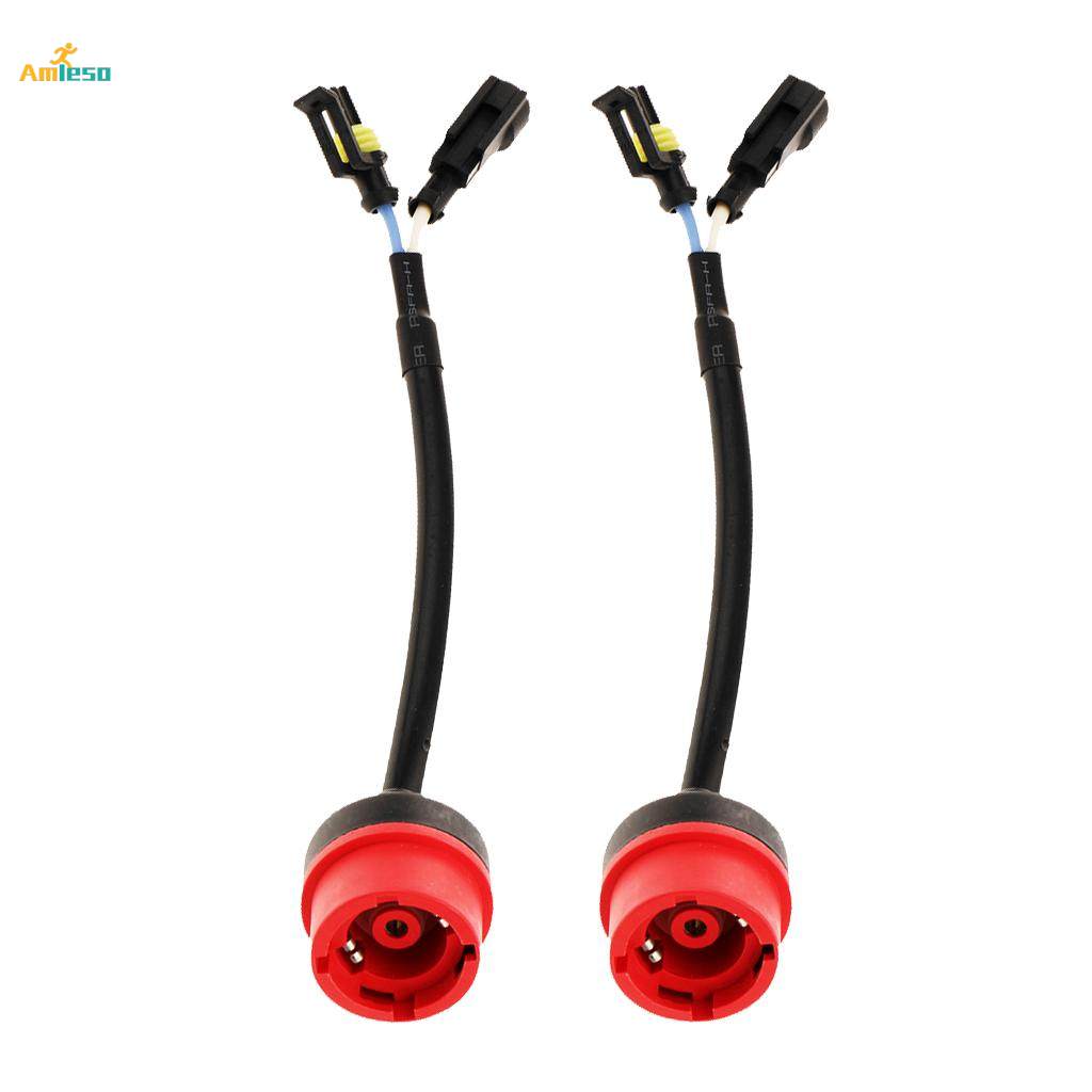 2x2x D2 D2S D4C D4R HID Light Bulb Socket Harness Wire Wiring Plug Connector