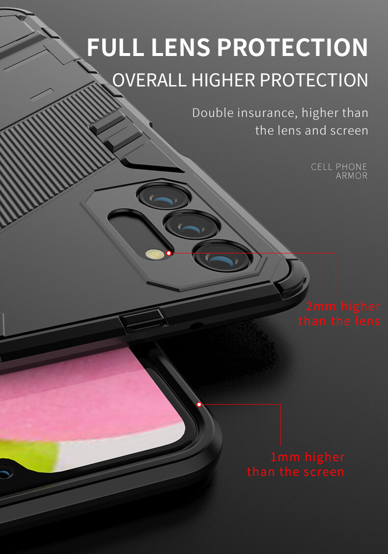 For Samsung Galaxy A33 5G Case Camera Protection Back Cover Bumper with Kickstand Phone Stand Hardcase. 