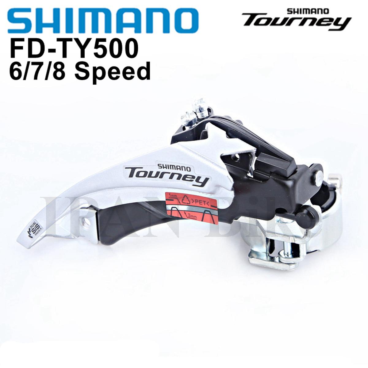 SHIMANO TOURNEY FD TY500 FRONT DERAILLEUR TRIPLE 31.8 OR 34.9