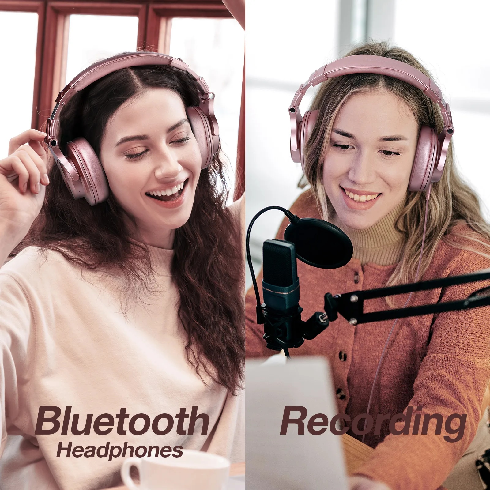 Oneodio A70 Wireless Headphones Bluetooth 5.2 Earphone Over Ear Handsfree Headset With Microphone For Phone PC Computer Office. 