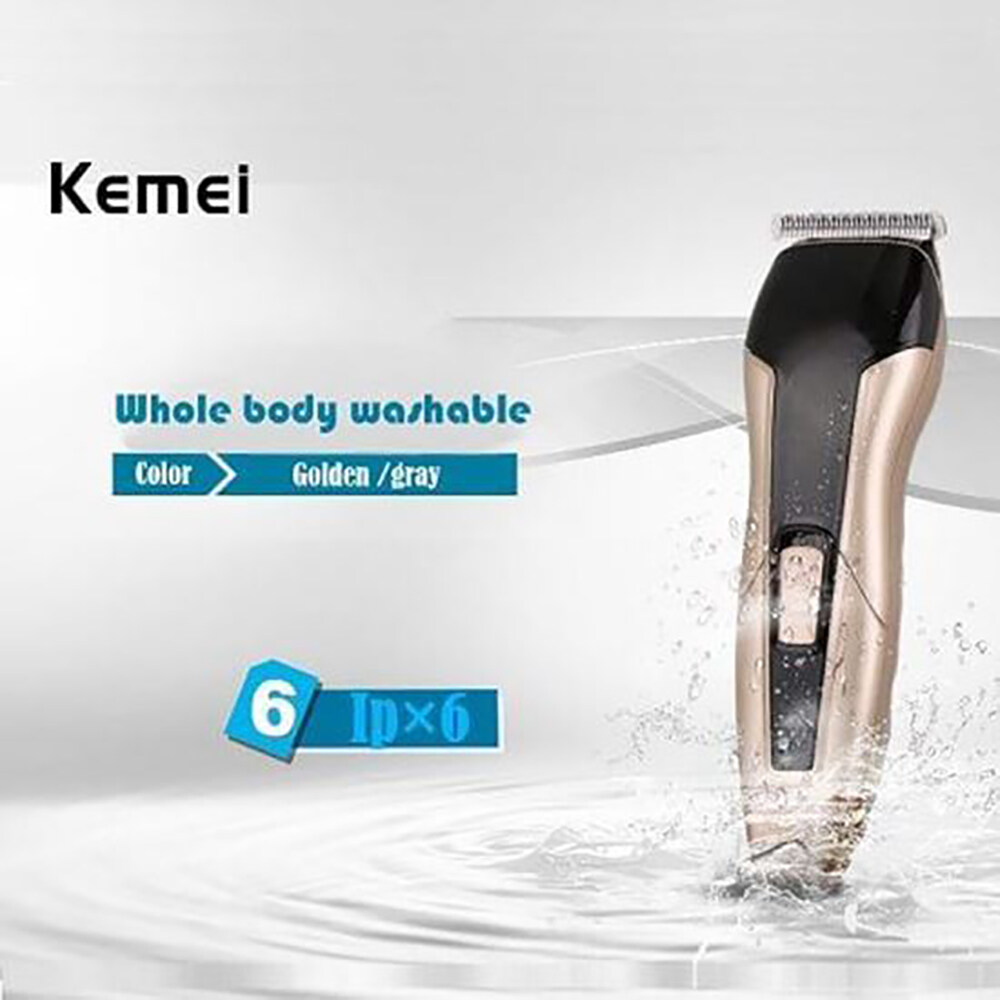 Kemei KM-5015 Professional Rechargeable Waterproof Hair Beard Trimmer for Men-5.jpg