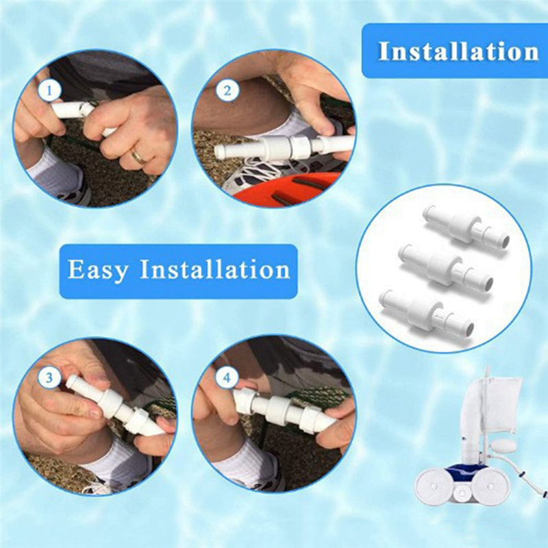D20 Hose Swivel with D15 Hose Nut Compatible with 280, 380, 180 Pool Cleaner Hose Swivel,Pool Cleaner Replacement Parts. 
