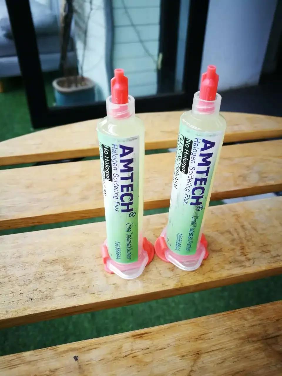 Solder Paste 100%Original AMTECH NC-559-ASM BGA No-Clean Solder Paste Welding Flux Grease 10cc Soldering fluxo de solda MuXiaRe. 