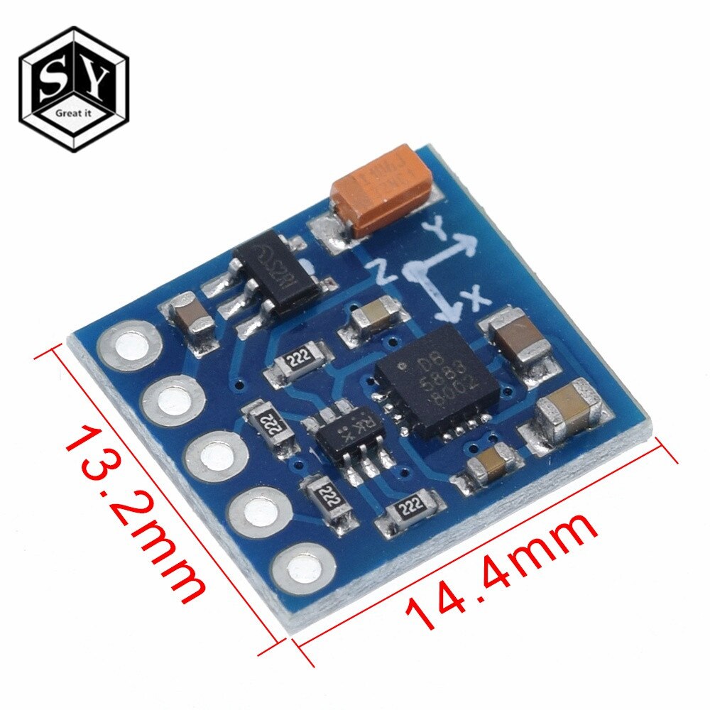 【Mary DAI Store】1PCS GY-271 Electronic Compass Compass Module HMC5883L Three-axis Magnetic Field Sensor. 