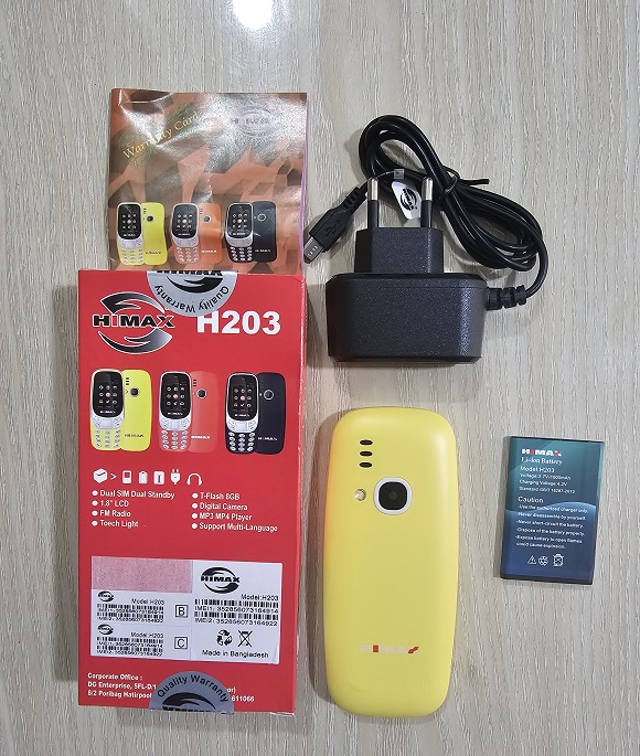 Himax H203 Button Phone Dual Sim. 