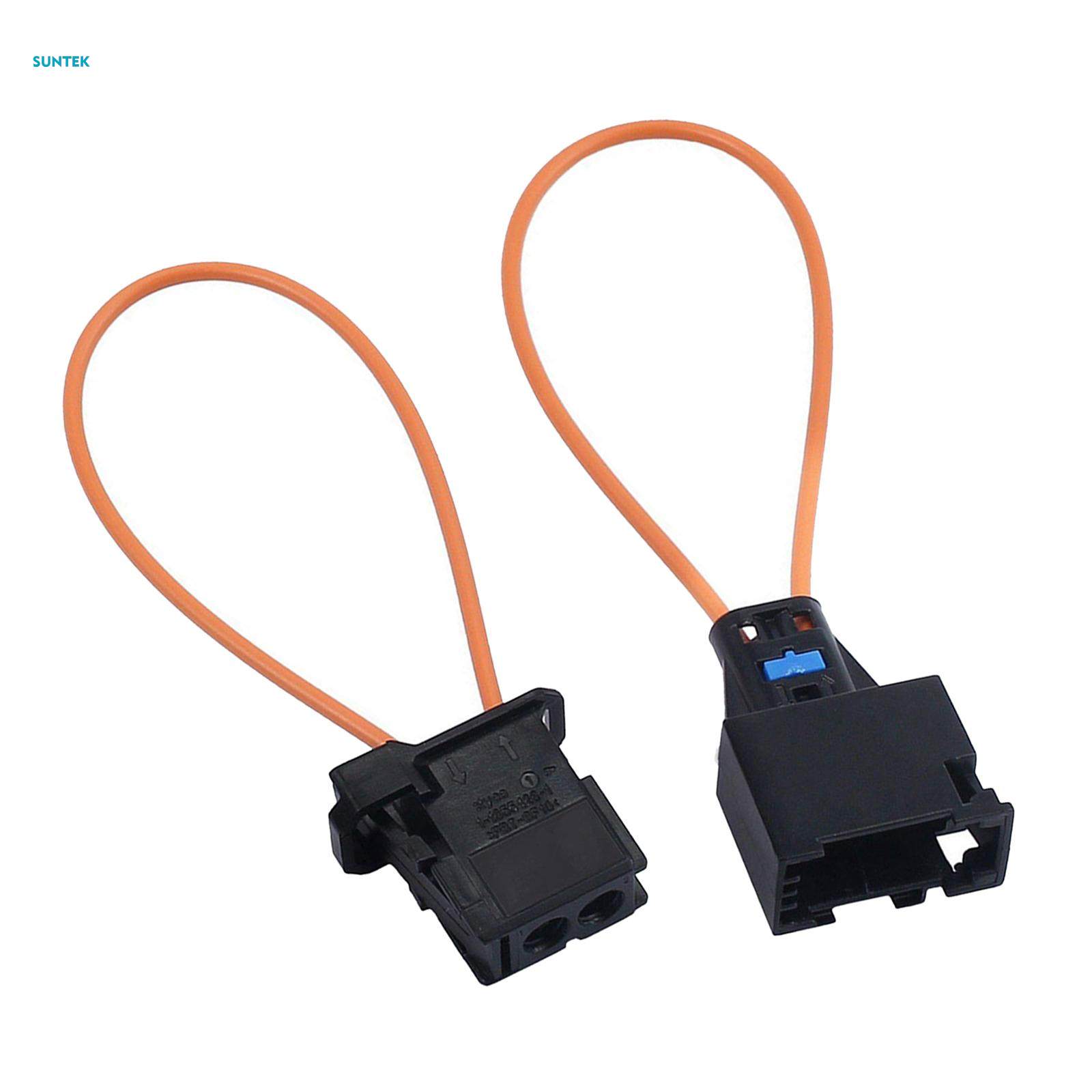 10x 2x MOST Fiber Optic Loop Cable Plug Connector for , for BMW, for. 