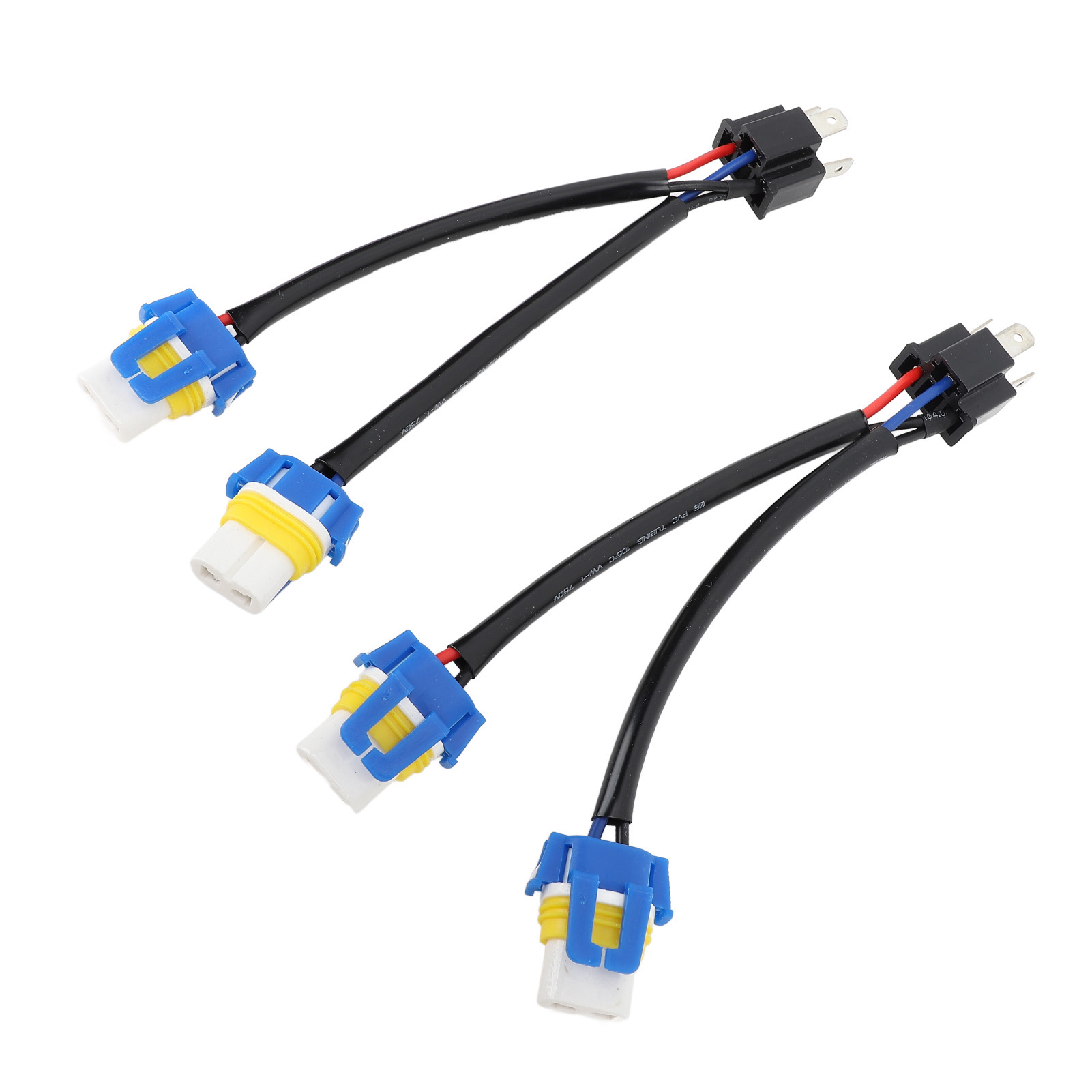 H4 To 9006 Bulb Conversion Sockets 2pcs Plug and Play Headlight Bulb Conversion Wire Improved Lighting Easy To Use for Car. 